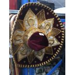 A decorative "SOMBRERO" The-saleroom.com showing catalogue only, live bidding available via our