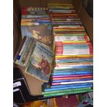 A box of Ladybird books. The-saleroom.com showing catalogue only, live bidding available via our