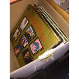 A box of LP records The-saleroom.com showing catalogue only, live bidding available via our website.