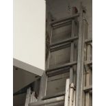 Extending aluminium ladder The-saleroom.com showing catalogue only, live bidding available via our