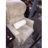 A reclining armchair The-saleroom.com showing catalogue only, live bidding available via our