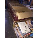 4 boxes of books. The-saleroom.com showing catalogue only, live bidding available via our website.