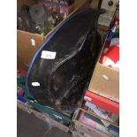 A vintage motorcycle seat - possibly from a BSA. The-saleroom.com showing catalogue only, live