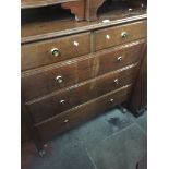 Edwardian oak chest of drawers The-saleroom.com showing catalogue only, live bidding available via