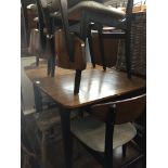 Retro table and chairs The-saleroom.com showing catalogue only, live bidding available via our