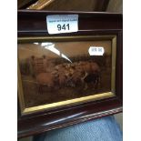 A small crystoleum depicting farm. The-saleroom.com showing catalogue only, live bidding available