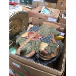 A box of bric-a-brac The-saleroom.com showing catalogue only, live bidding available via our