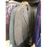 A Harris Tweed gents suit and a Harris Tweed coat. The-saleroom.com showing catalogue only, live