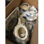 Box of Masons Regency tea ware The-saleroom.com showing catalogue only, live bidding available via