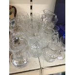 Mixed glassware The-saleroom.com showing catalogue only, live bidding available via our website.
