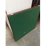 Baize top folding card table The-saleroom.com showing catalogue only, live bidding available via our