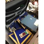 A case containing Masonic regalia including gilt and other medals The-saleroom.com showing catalogue