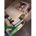 2 boxes of books and OS maps. The-saleroom.com showing catalogue only, live bidding available via
