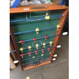 A table football game. The-saleroom.com showing catalogue only, live bidding available via our