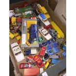 A box of Lesney Matchbox die-cast model vehicles. The-saleroom.com showing catalogue only, live