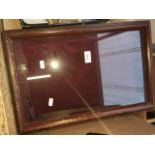 A small glassfronted display case The-saleroom.com showing catalogue only, live bidding available