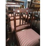Set of ten reproduction Regency style mahogany dining chairs The-saleroom.com showing catalogue