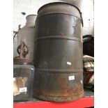 2 milk churns The-saleroom.com showing catalogue only, live bidding available via our website. If