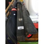 3 snooker cues. The-saleroom.com showing catalogue only, live bidding available via our website.