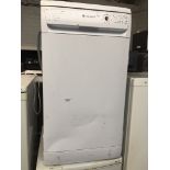 A Hotpoint dishwasher The-saleroom.com showing catalogue only, live bidding available via our
