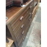 Large Late Victorian mahogany chest of drawers The-saleroom.com showing catalogue only, live bidding