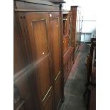 Mahogany classical style wardrobe The-saleroom.com showing catalogue only, live bidding available