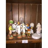 Various small figures The-saleroom.com showing catalogue only, live bidding available via our