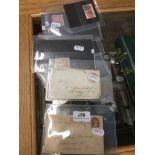 A collection of Victorian and George V stamps and cover. The-saleroom.com showing catalogue only,