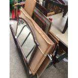A quantity of various pictures and mirrors (trolley not included) The-saleroom.com showing catalogue