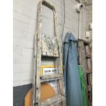 Aluminium stepladders The-saleroom.com showing catalogue only, live bidding available via our