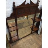 A late Victorian over mantle mirror. The-saleroom.com showing catalogue only, live bidding available