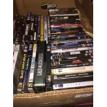 A box of DVDs The-saleroom.com showing catalogue only, live bidding available via our website. If