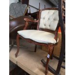 A French style armchair The-saleroom.com showing catalogue only, live bidding available via our