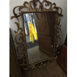 Ornate framed mirror The-saleroom.com showing catalogue only, live bidding available via our