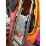 A et of Aluminium step ladders Catalogue only, live bidding available via our website, if you