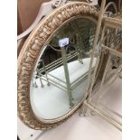 A round mirror Catalogue only, live bidding available via our website, if you require P&P please