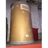 A storage drum with lid. Catalogue only, live bidding available via our website, if you require P&