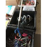 4 boxes of climbing carabiners, etc - AF - with no safety guarantee. Catalogue only, live bidding