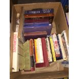 A box of books including local history, Masonic, maps etc. Catalogue only, live bidding available