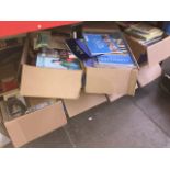 7 boxes of books. Catalogue only, live bidding available via our website, if you require P&P