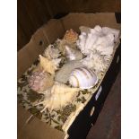 A box of seashells. Catalogue only, live bidding available via our website, if you require P&P