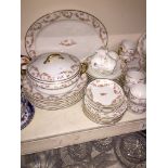 Limoges dinnerware approx. 40 pieces and some Wedgwood china cups and saucers Catalogue only, live