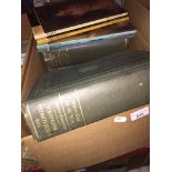 A box of books Catalogue only, live bidding available via our website, if you require P&P please