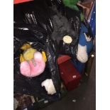 2 bags of soft toys Catalogue only, live bidding available via our website, if you require P&P