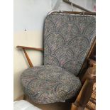Ercol armchair Catalogue only, live bidding available via our website, if you require P&P please