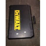 An empty Dewalt toolcase. Catalogue only, live bidding available via our website, if you require P&P