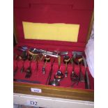 Canteen of Spear and Jackson stainless steel retro cutlery Catalogue only, live bidding available