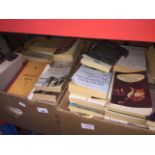 Two boxes of books Catalogue only, live bidding available via our website, if you require P&P please