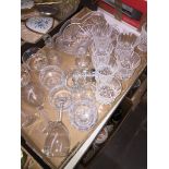 Box of glassware Catalogue only, live bidding available via our website, if you require P&P please