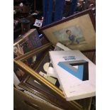 A box of pictures Catalogue only, live bidding available via our website, if you require P&P